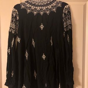 Free people embroidered mini dress